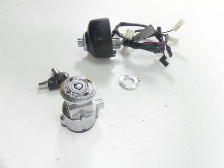 2016 Harley FXDL Dyna Low Rider Ignition Switch Steering Key Lock Set 71475-06B {{ shop.shopifyCountryName }} - Mototech271