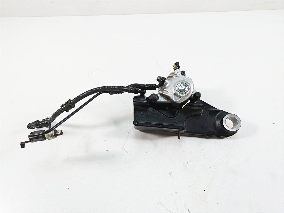 2006 Harley Sportster XL1200 Rear Brake Caliper + Bracket & Line 40968-05A {{ shop.shopifyCountryName }} - Mototech271