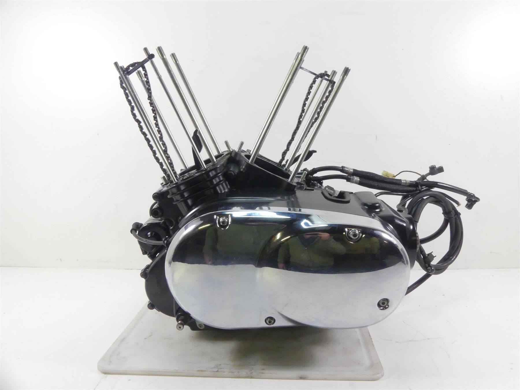 2004 Kawasaki VN1600 Meanstreak Engine Motor Bottom End 12K -Read 14001-5394