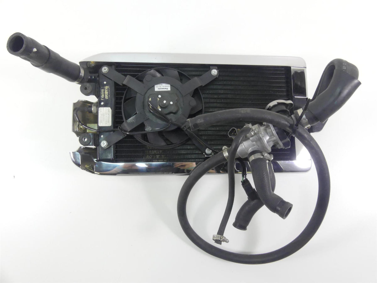 2006 Honda VTX1800 C2 Radiator Fan Hoses Guard Chrome Cover Set 19010-MCH-C21 {{ shop.shopifyCountryName }} - Mototech271
