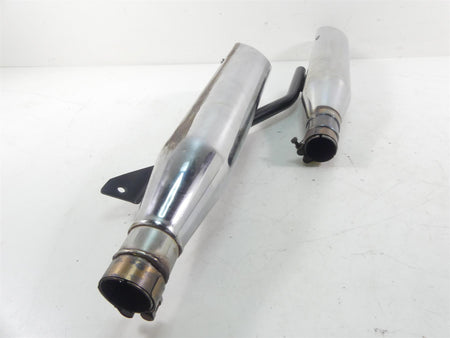 2008 Honda V-Twin VTX1800 N3 Cobra Slash Cut Slip On Exhaust Pipe Muffler 1176SC {{ shop.shopifyCountryName }} - Mototech271