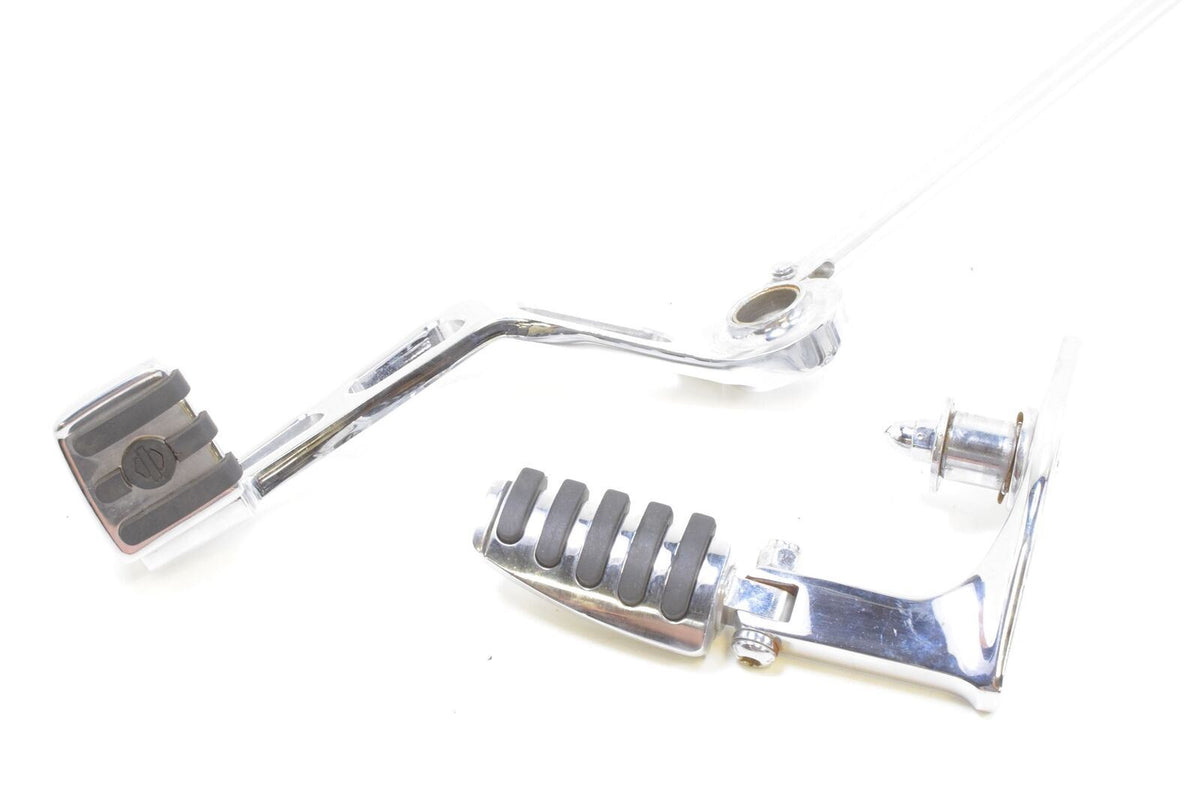 2000 Harley Dyna FXD Super Glide Chrome Forward Foot Peg Shifter Brake Pedal Set {{ shop.shopifyCountryName }} - Mototech271