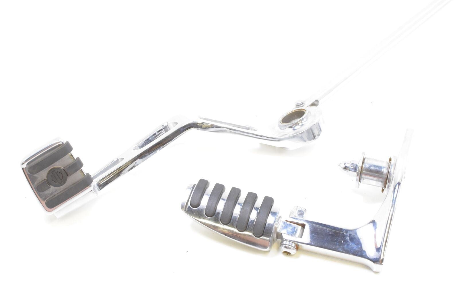 2000 Harley Dyna FXD Super Glide Chrome Forward Foot Peg Shifter Brake Pedal Set {{ shop.shopifyCountryName }} - Mototech271