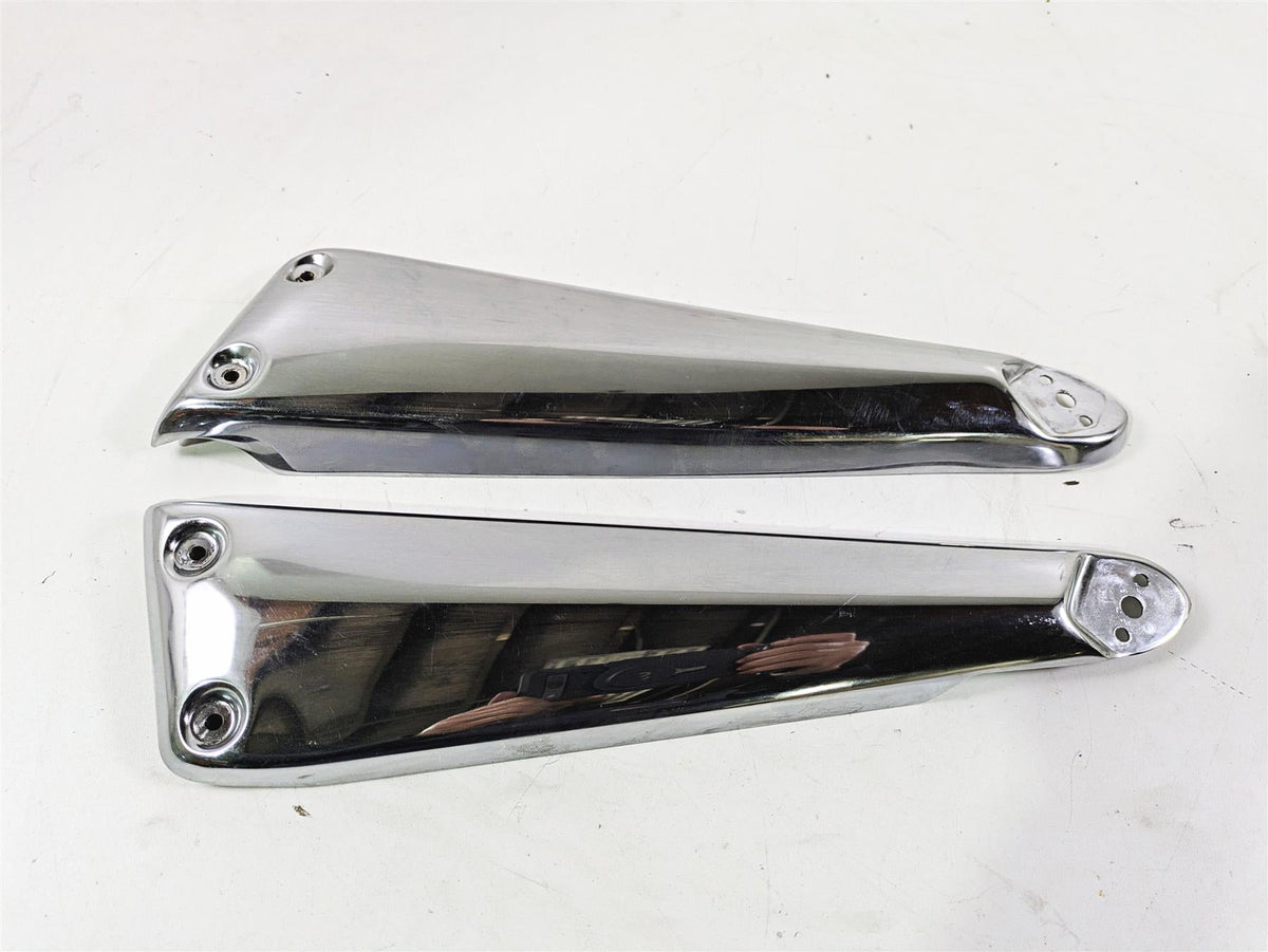 2006 Triumph Rocket 3 Rear Chrome Side Guards Covers Struts T2081425 T2081430 {{ shop.shopifyCountryName }} - Mototech271