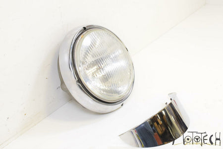 1997 Harley Touring FLHRI Road King Headlight Head Light CHROME Ring 67755-81A {{ shop.shopifyCountryName }} - Mototech271