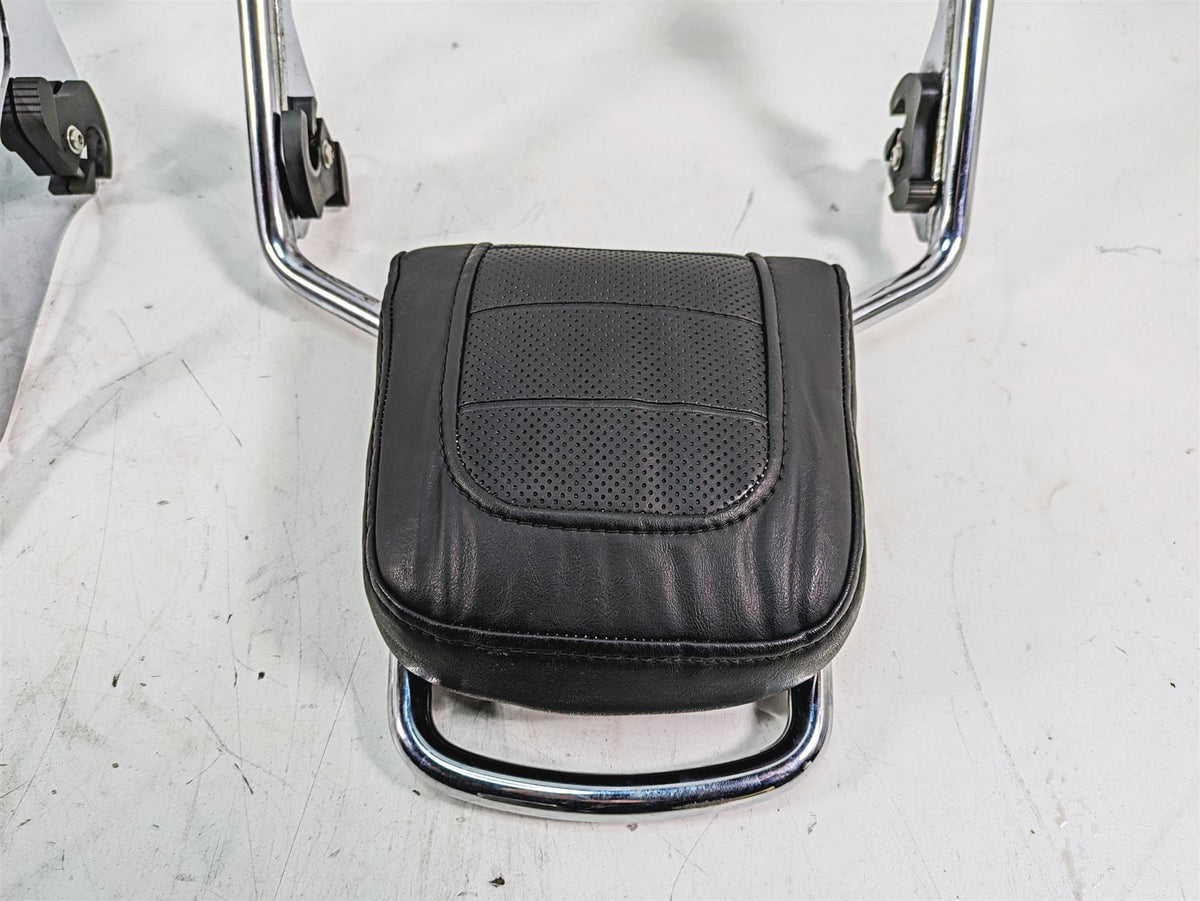 2011 Harley Touring FLHR Road King Passenger Backrest Luggage Rack Quick Release Set {{ shop.shopifyCountryName }} - Mototech271