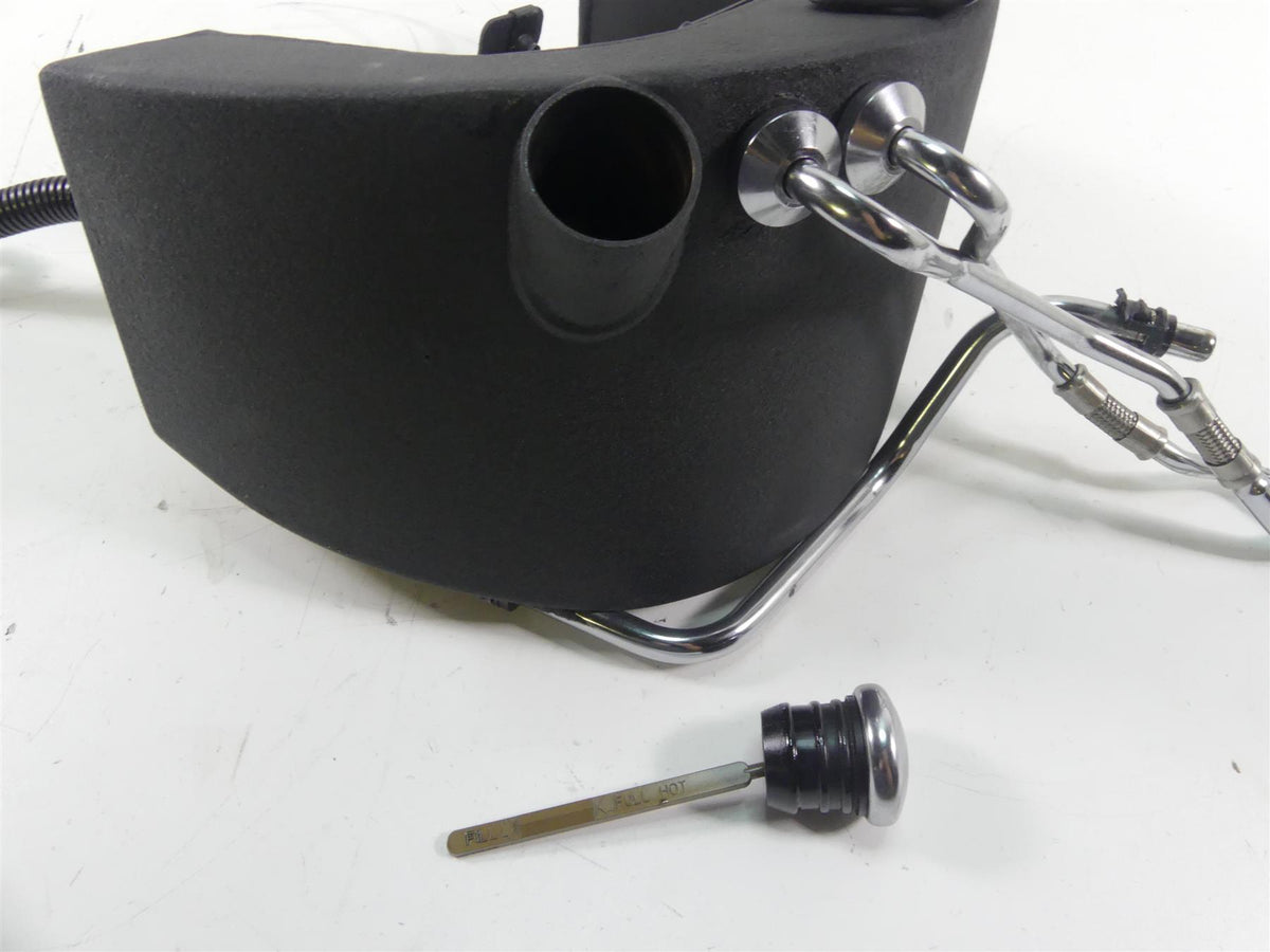 2008 Harley Softail FXSTB Night Train Black Wrinkle Oil Tank & Lines 62840-00A {{ shop.shopifyCountryName }} - Mototech271