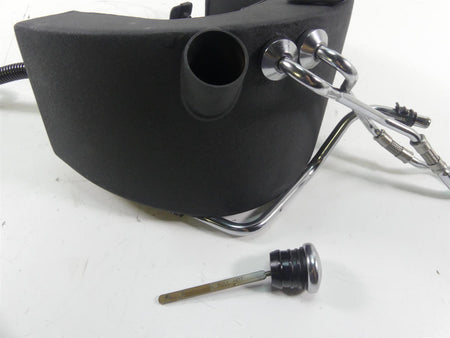 2008 Harley Softail FXSTB Night Train Black Wrinkle Oil Tank & Lines 62840-00A {{ shop.shopifyCountryName }} - Mototech271