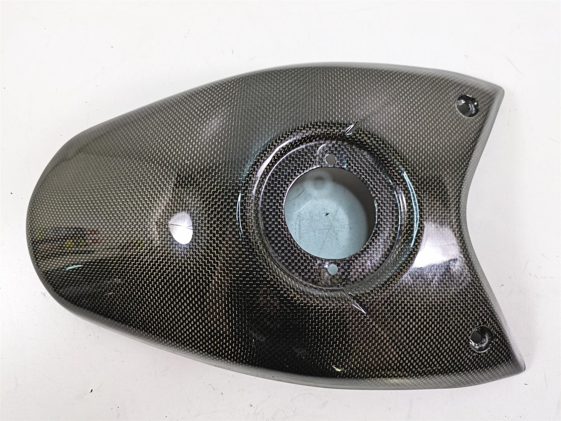 2011 Ducati Hypermotard 1100 Evo SP Upper Carbon Fiber Tank Cover Fairing