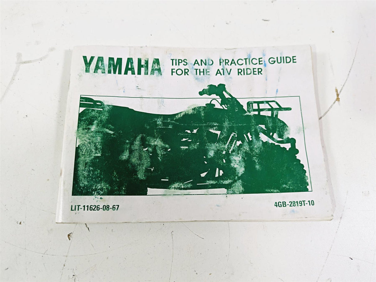 2001 Yamaha Banshee YFZ350 Owners Manual & Tips Book 5FK-28199-13 {{ shop.shopifyCountryName }} - Mototech271