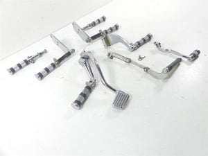 2000 Harley Dyna FXR4 CVO Super Glide Front Rear Footpeg Foot Peg Set 50639-81