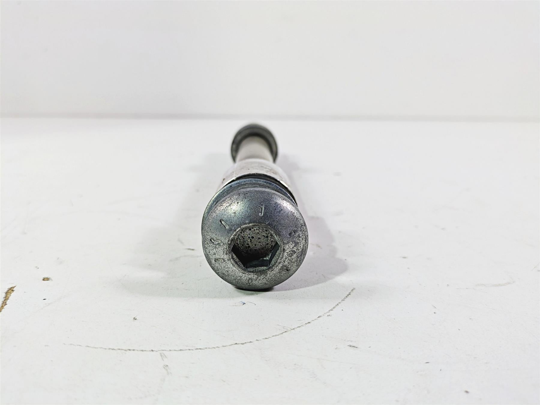 2009 Harley FXCWC Softail Rocker Front Axle Wheel Spindle 25mm 41348-08 {{ shop.shopifyCountryName }} - Mototech271