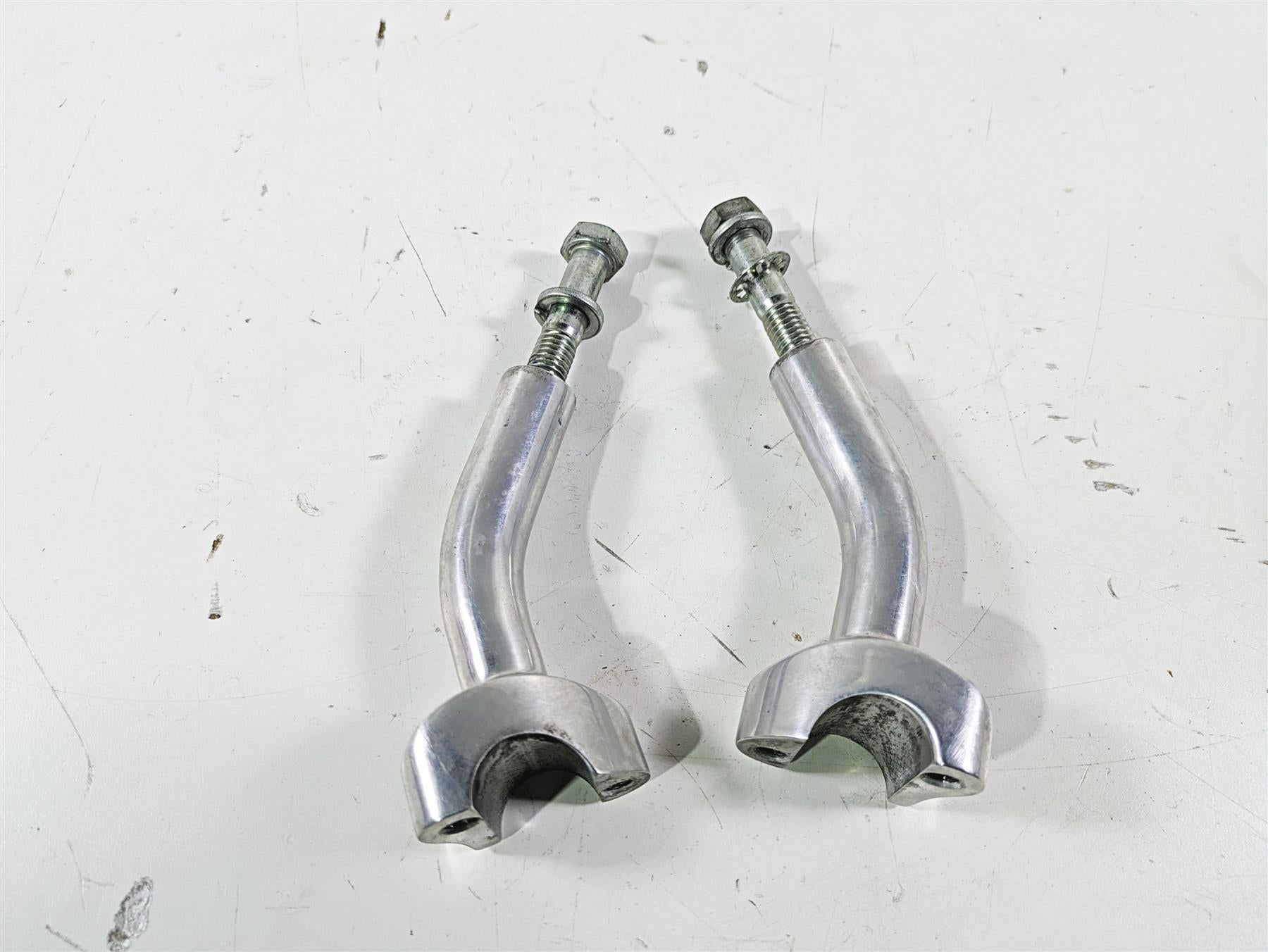 2003 Harley Dyna FXDL Low Rider 100TH 4" Pullback Handle Bar Riser Set 56122-77 {{ shop.shopifyCountryName }} - Mototech271