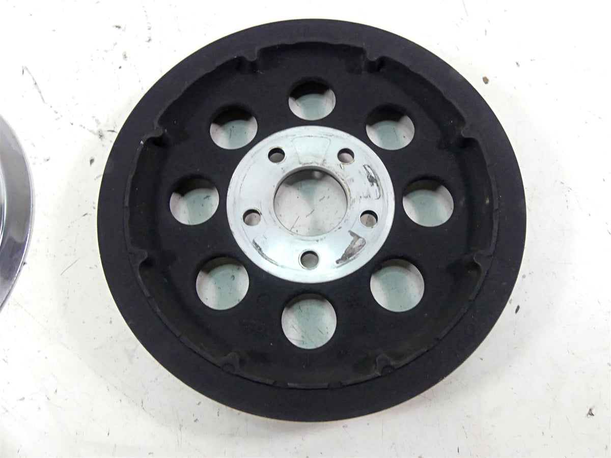 1997 Harley Sportster XL1200 C Rear Belt Pulley 61T + Chrome Cover 40246-91 {{ shop.shopifyCountryName }} - Mototech271