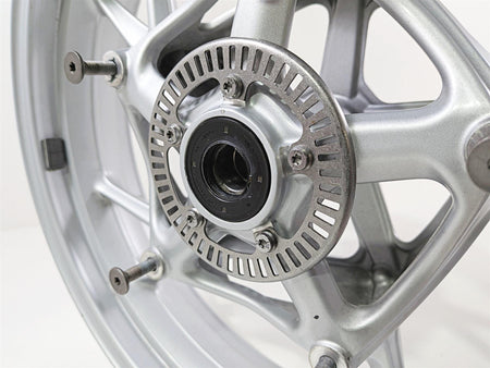 2023 BMW R1250RT RTP K52 Front Silver Wheel Rim 17x3.5 .38mm Runout 36318538086 {{ shop.shopifyCountryName }} - Mototech271