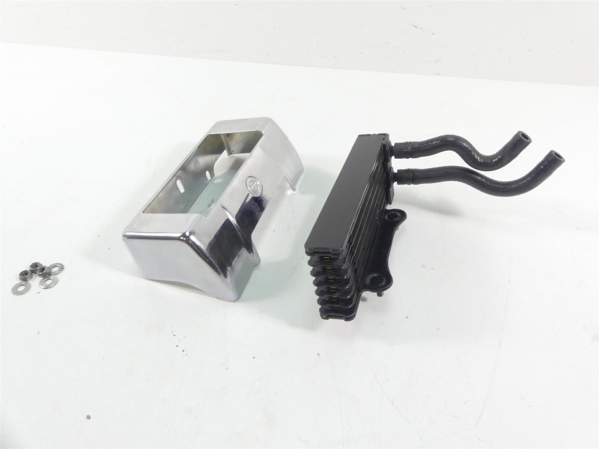 2004 Harley FLHTC SE CVO Electra Glide Oil Cooler Hose Chrome Cover Set 62994-04 {{ shop.shopifyCountryName }} - Mototech271