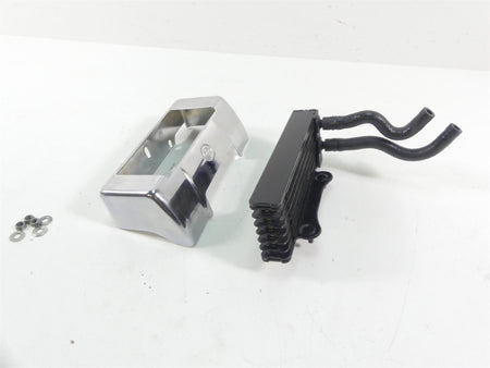 2004 Harley FLHTC SE CVO Electra Glide Oil Cooler Hose Chrome Cover Set 62994-04 {{ shop.shopifyCountryName }} - Mototech271