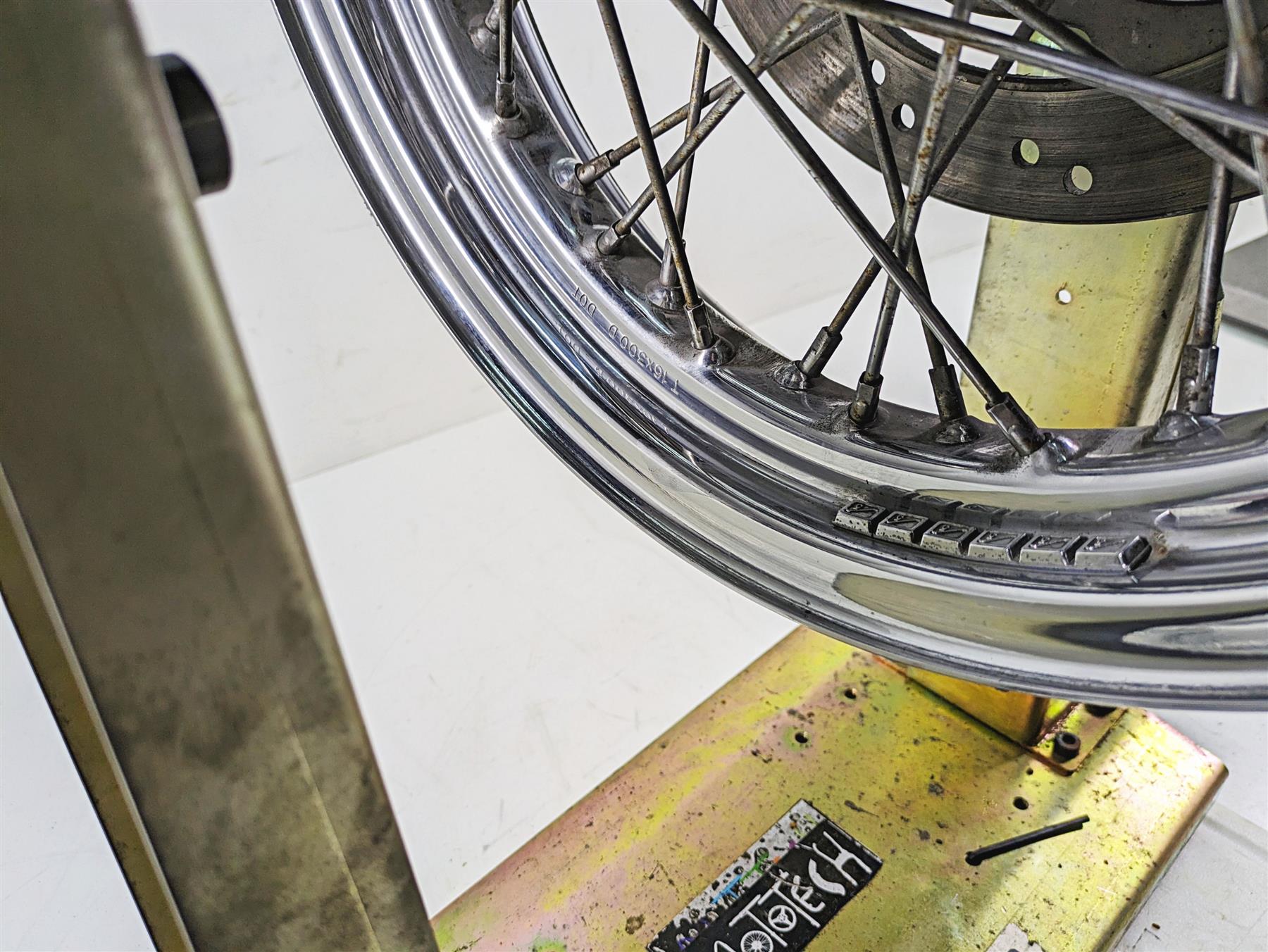 2013 Harley Softail FLSTC Heritage Classic 16x3 Rear Wheel Rim 40700-08A {{ shop.shopifyCountryName }} - Mototech271