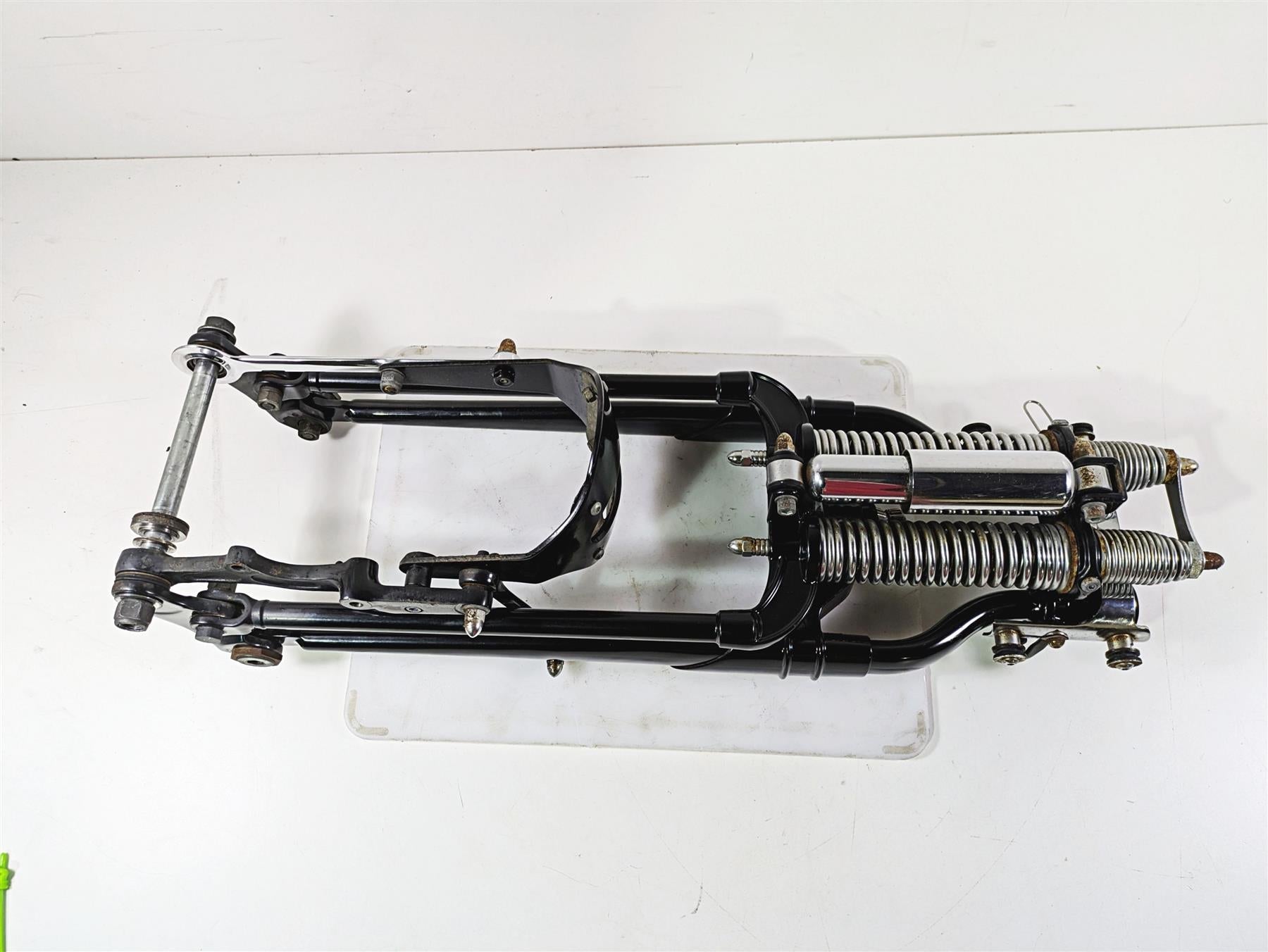 2008 Harley FLSTSB Cross Bones Straight Springer Front End Fork Set 46173-05 {{ shop.shopifyCountryName }} - Mototech271