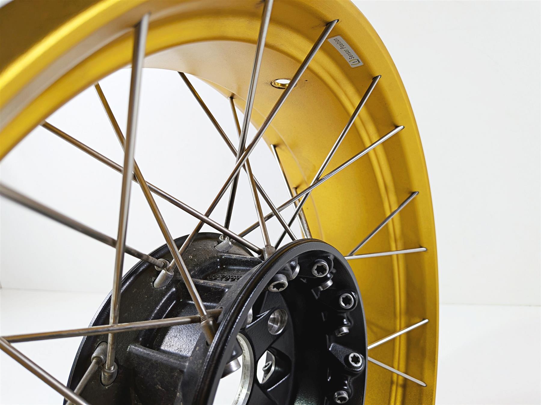 2019 BMW R1250GS K50 Straight Gold Rear Spoke Wheel Rim 17x4.5 36318404333 {{ shop.shopifyCountryName }} - Mototech271