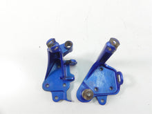 Load image into Gallery viewer, 2008 Harley FXCWC Softail Rocker C Front Blue Forward L+R Footpeg Mount 33751-08
