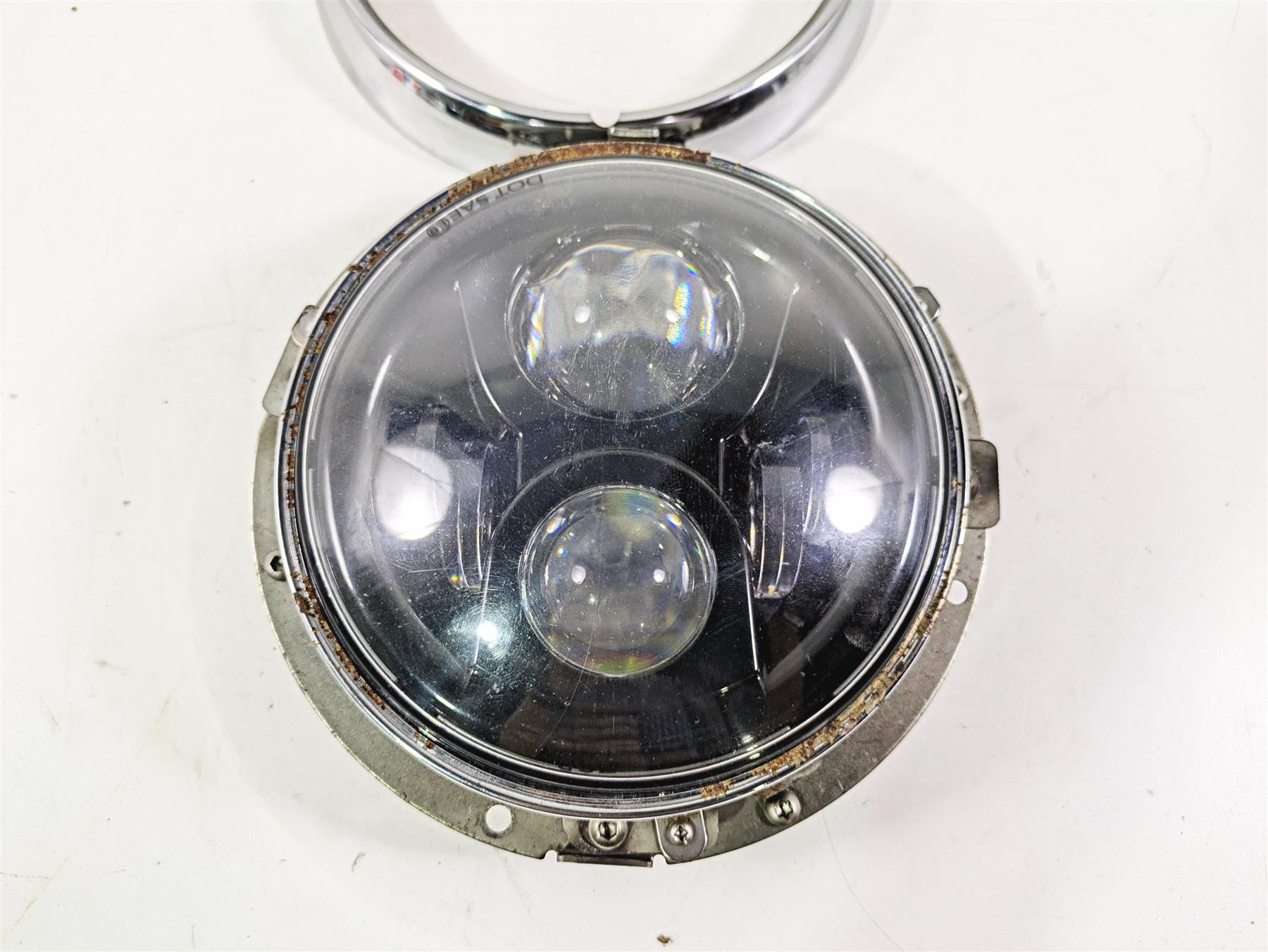 2010 Harley Touring FLHX Street Glide Aftermarket Led Head Light Lamp {{ shop.shopifyCountryName }} - Mototech271