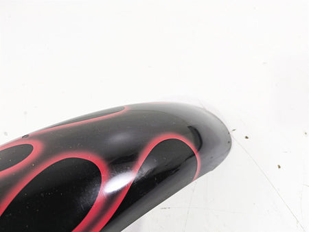 2007 Harley FXDWG Dyna Wide Glide Front Fender Red Flames 60141-06B {{ shop.shopifyCountryName }} - Mototech271