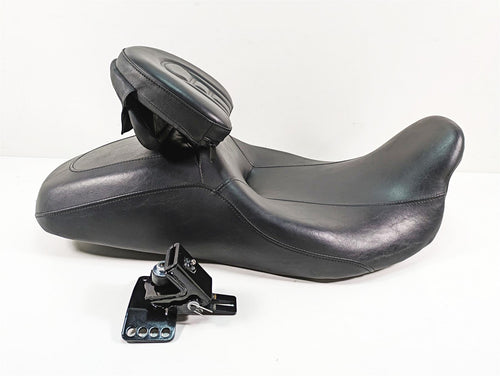 2013 Harley Touring FLHX Street Glide Rider Seat Saddle Low + Backrest 52320-11 | Mototech271