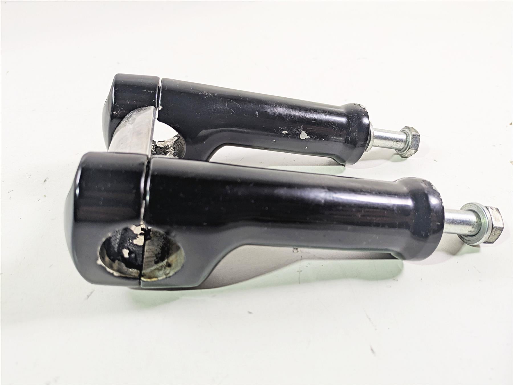 2016 Harley FXDWG Dyna Wide Glide Handlebar Riser Holder Clamps 5" 59783-08 {{ shop.shopifyCountryName }} - Mototech271
