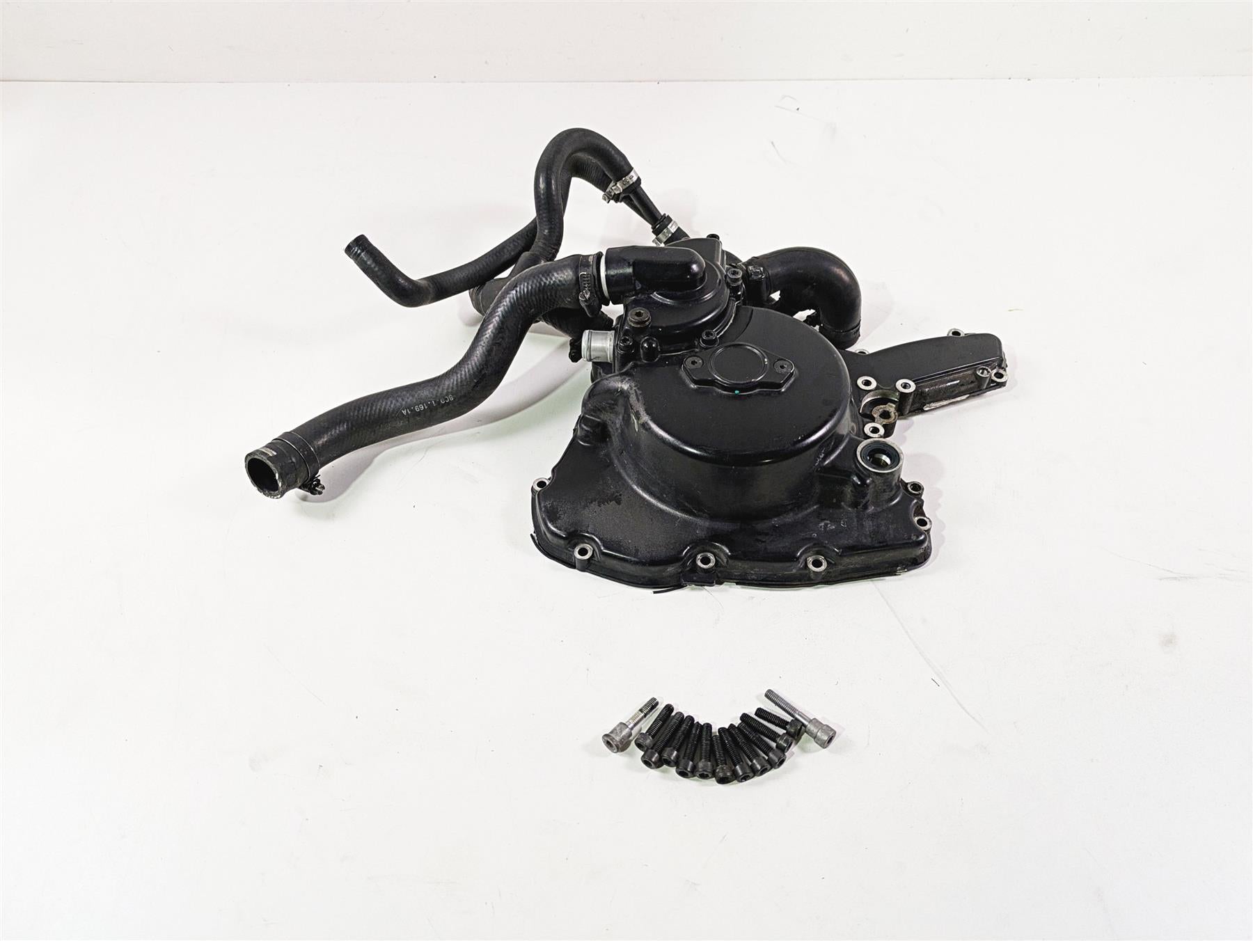 2012 Ducati Streetfighter 848 Engine Stator Water Pump Cover Set 24220882BC {{ shop.shopifyCountryName }} - Mototech271