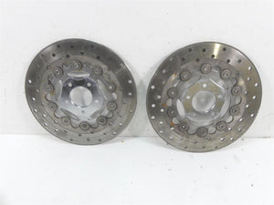 2005 Harley Touring CVO FLHTCSE Electra Glide Front Brake Rotor Discs 44365-00
