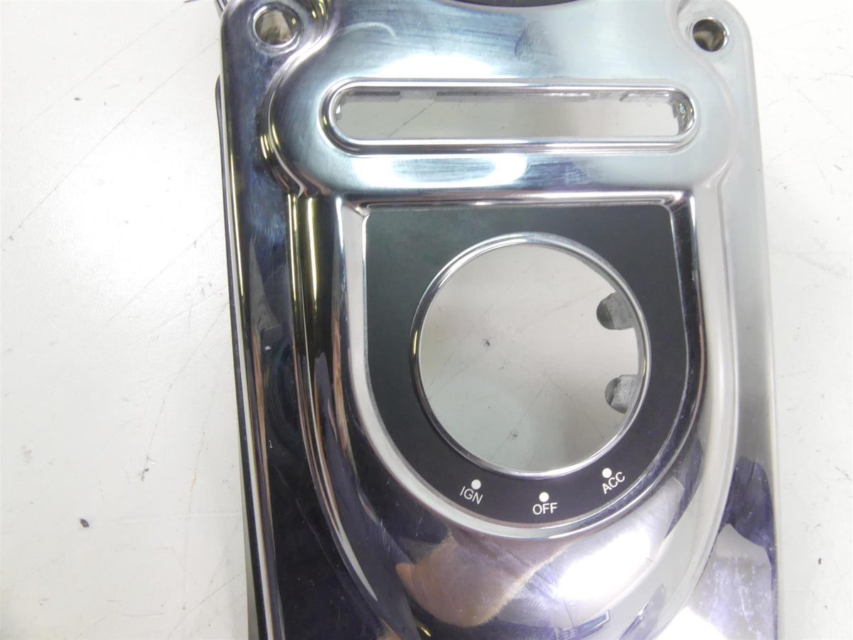 2009 Harley FXDF Dyna Fat Bob Tank Dash Chrome Cover Console 71204-04 {{ shop.shopifyCountryName }} - Mototech271