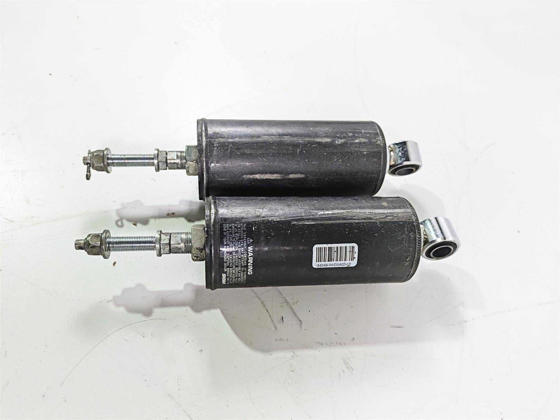 2008 Harley FLSTSB Cross Bones Showa Rear Suspension Shocks 54549-04 {{ shop.shopifyCountryName }} - Mototech271