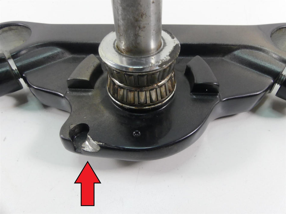 2014 Harley FXDF Dyna Fat Bob Lower Triple Tree Steering Clamp - Read 48659-09 {{ shop.shopifyCountryName }} - Mototech271