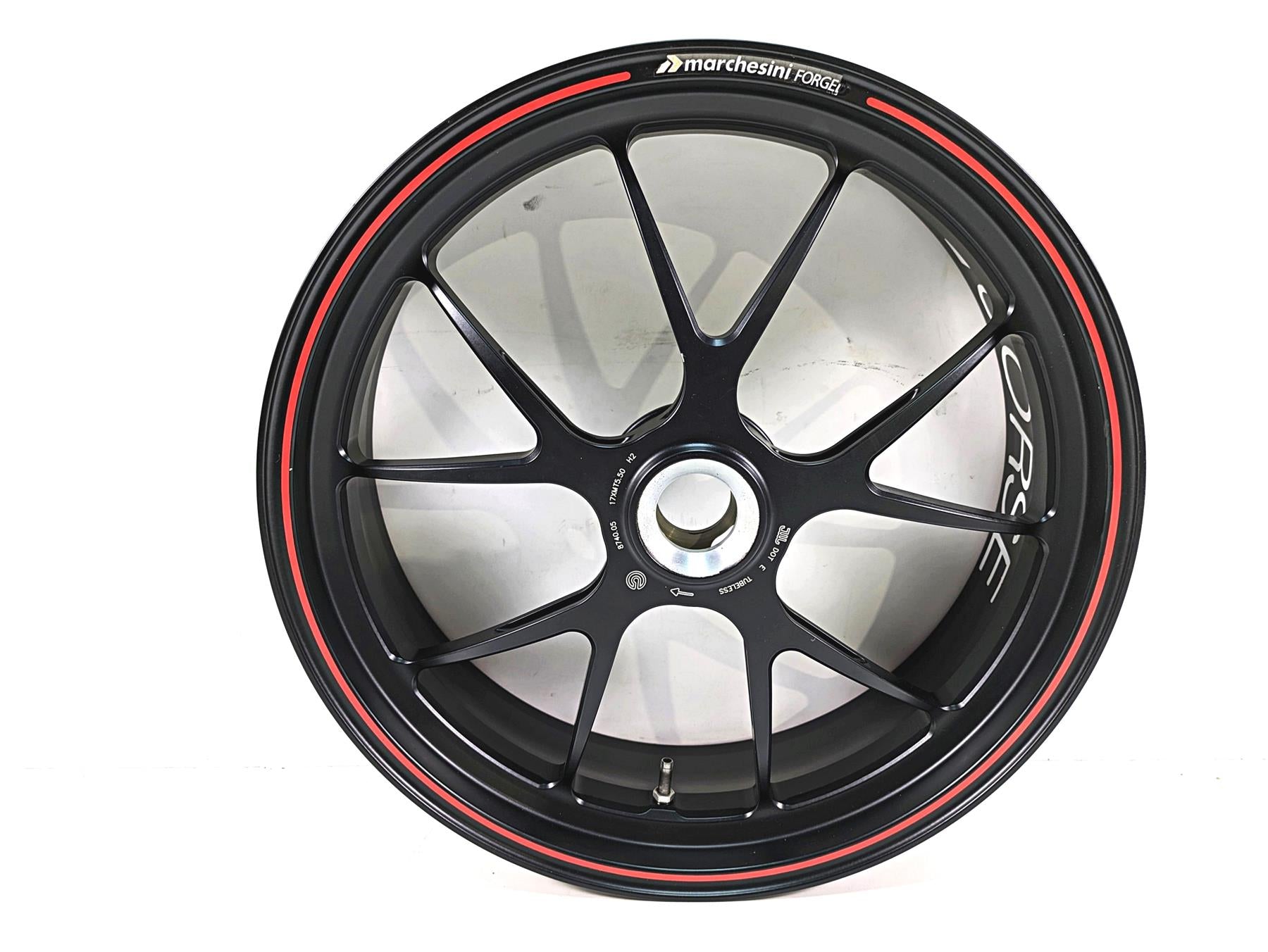 2011 Ducati Hypermotard 1100 Evo SP Rear Marchesini Wheel Rim 17x5.5 50221291AB {{ shop.shopifyCountryName }} - Mototech271
