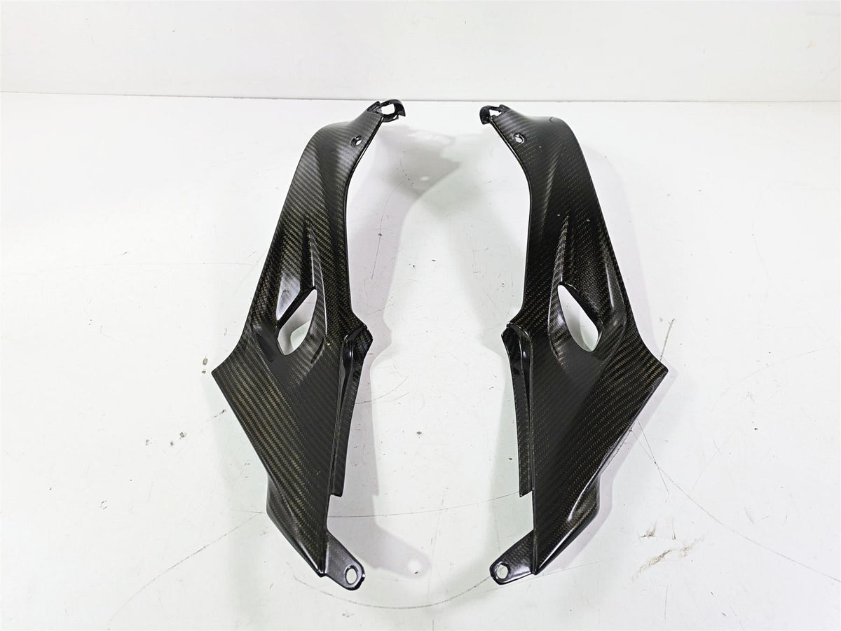 2017 BMW S1000RR K46 Left Right Carbon Fiber Tank Trim Fairing Cover Set {{ shop.shopifyCountryName }} - Mototech271