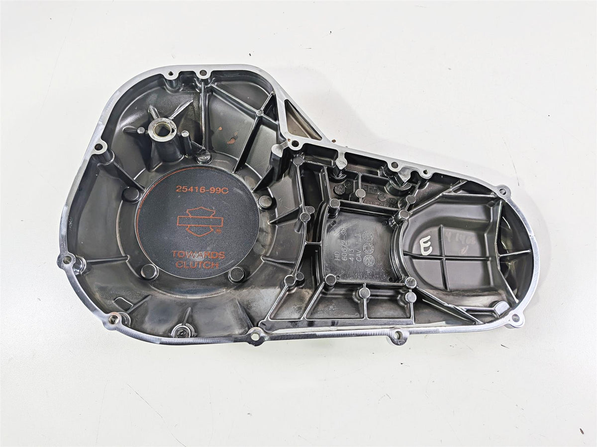 2000 Harley Touring FLHRCI Road King Outer Primary Drive Clutch Cover 60685-99 {{ shop.shopifyCountryName }} - Mototech271