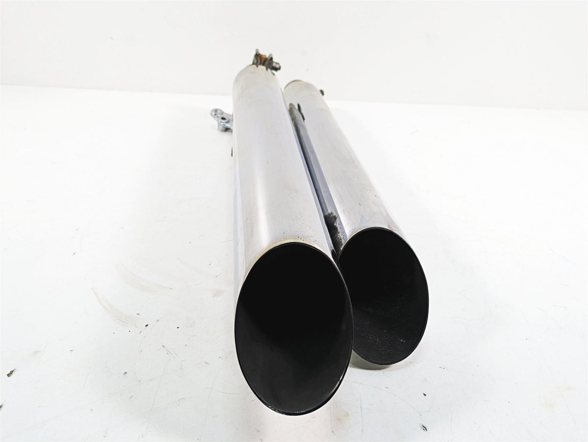 2009 Harley Dyna FXDFSE CVO Fat Bob Exhaust Pipe Muffler Set 65884-09 65886-09 {{ shop.shopifyCountryName }} - Mototech271