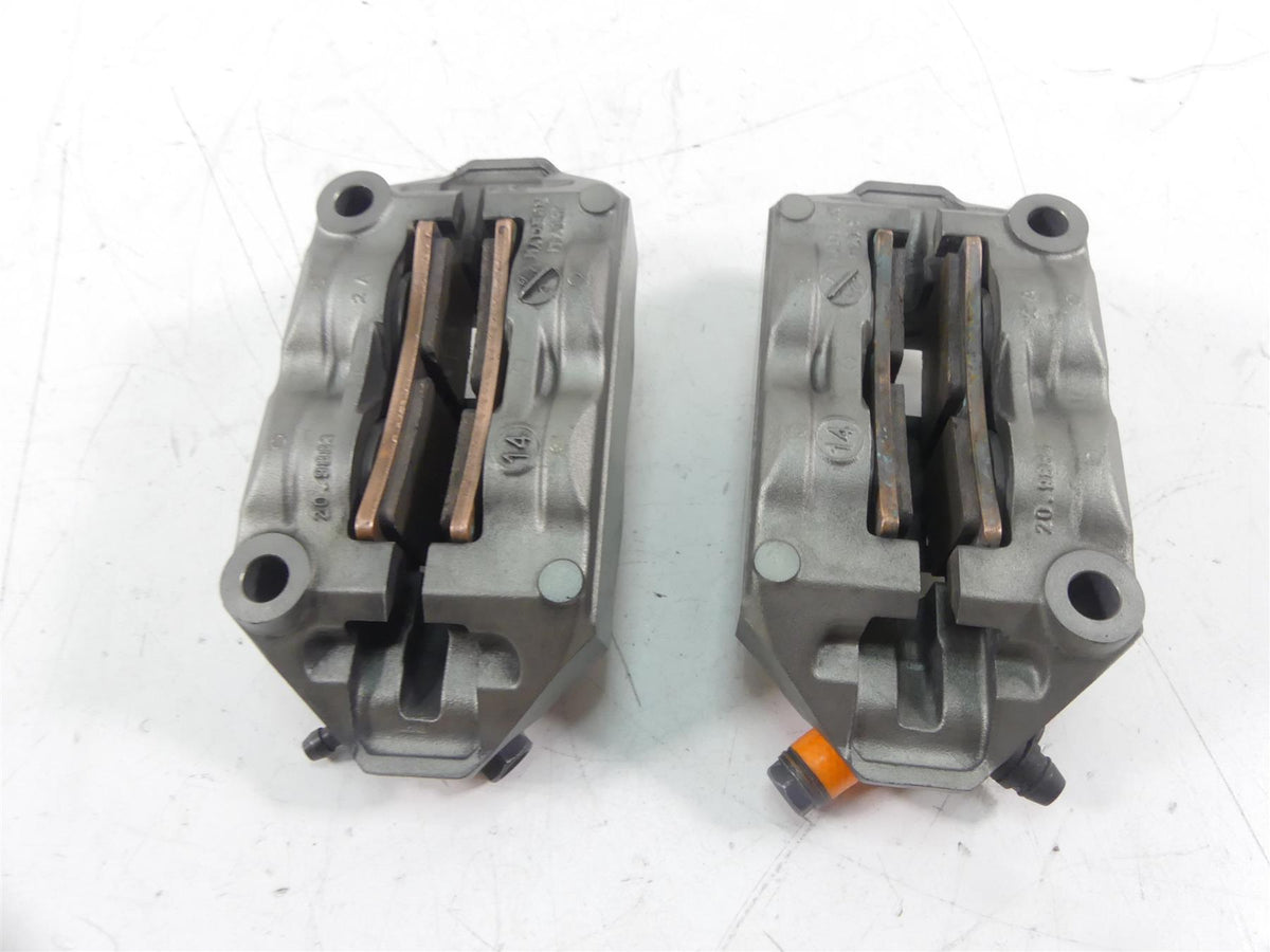 2015 Ducati Diavel Carbon Red Front Brembo Brake Caliper Set 61040901C 61040911C {{ shop.shopifyCountryName }} - Mototech271