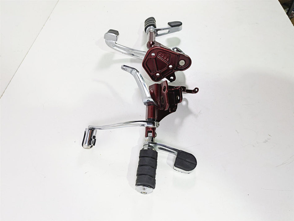 2008 Harley FXCWC Softail Rocker Front Footpeg Shifter Brake Set -Read 42508-08 {{ shop.shopifyCountryName }} - Mototech271