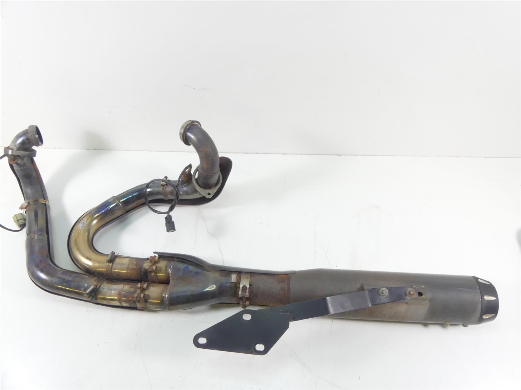 2013 Harley Davidson VRSCF Muscle Bassani Road Rage Power Exhaust System 1V38RB {{ shop.shopifyCountryName }} - Mototech271