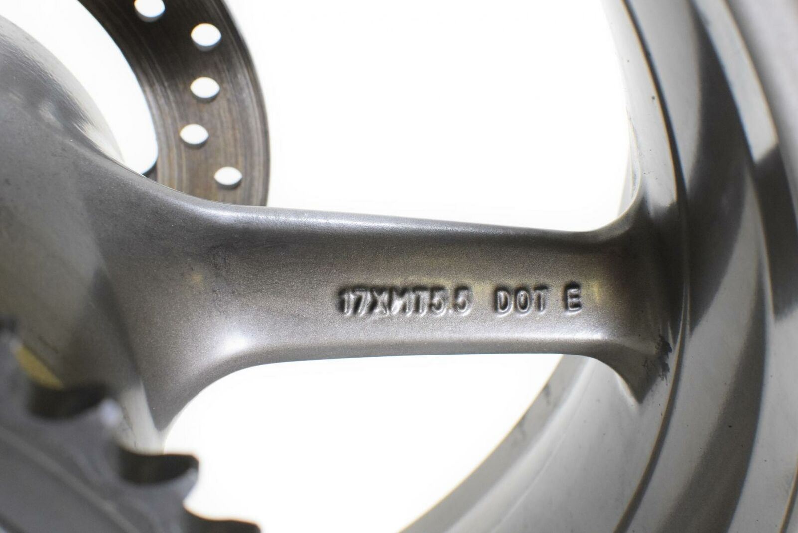 2009 Triumph Daytona 675 Rear Wheel Rim Straight 17x5.5 T2010843 {{ shop.shopifyCountryName }} - Mototech271