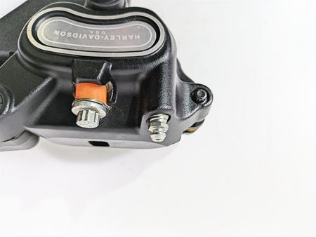 2009 Harley FLSTSB Cross Bones Rear Brake Caliper & Bracket 40908-08 42895-08A {{ shop.shopifyCountryName }} - Mototech271