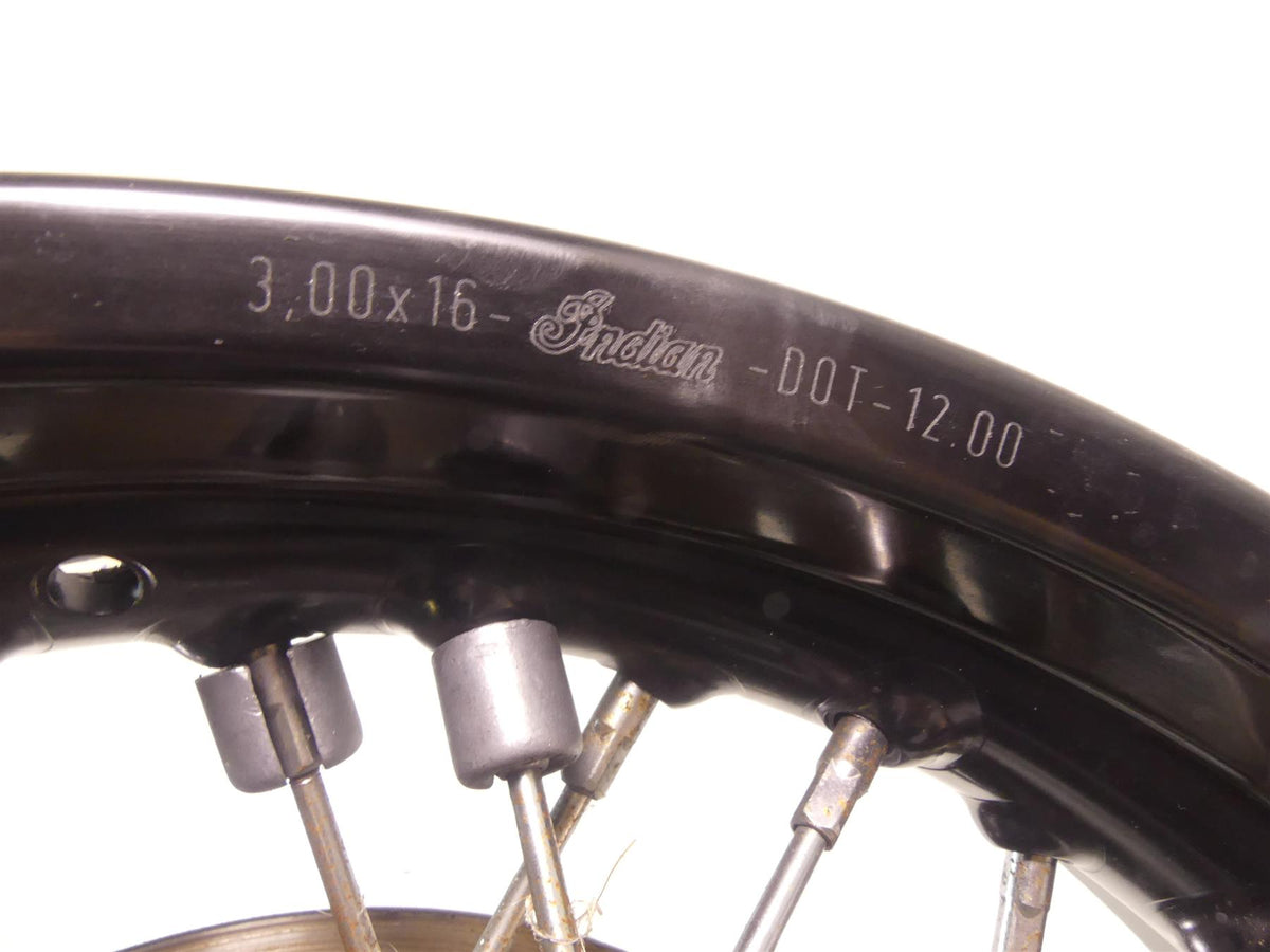 2001 Indian Centennial Scout Rear 3x16 Wheel Rim & Brake Disc -Read 21-113 {{ shop.shopifyCountryName }} - Mototech271