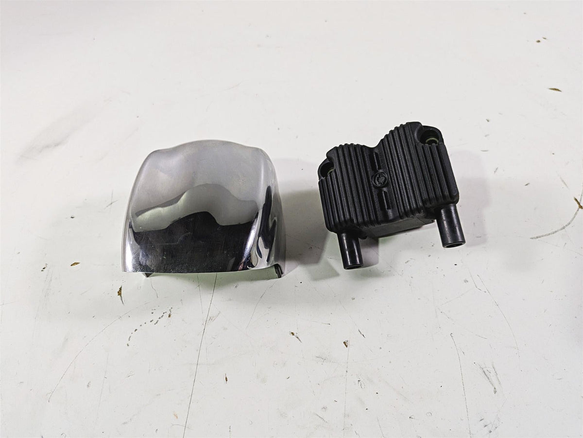 2003 Harley Softail FXSTDI Deuce 100th Ignition Coil & Chrome Cover 31743-01 {{ shop.shopifyCountryName }} - Mototech271