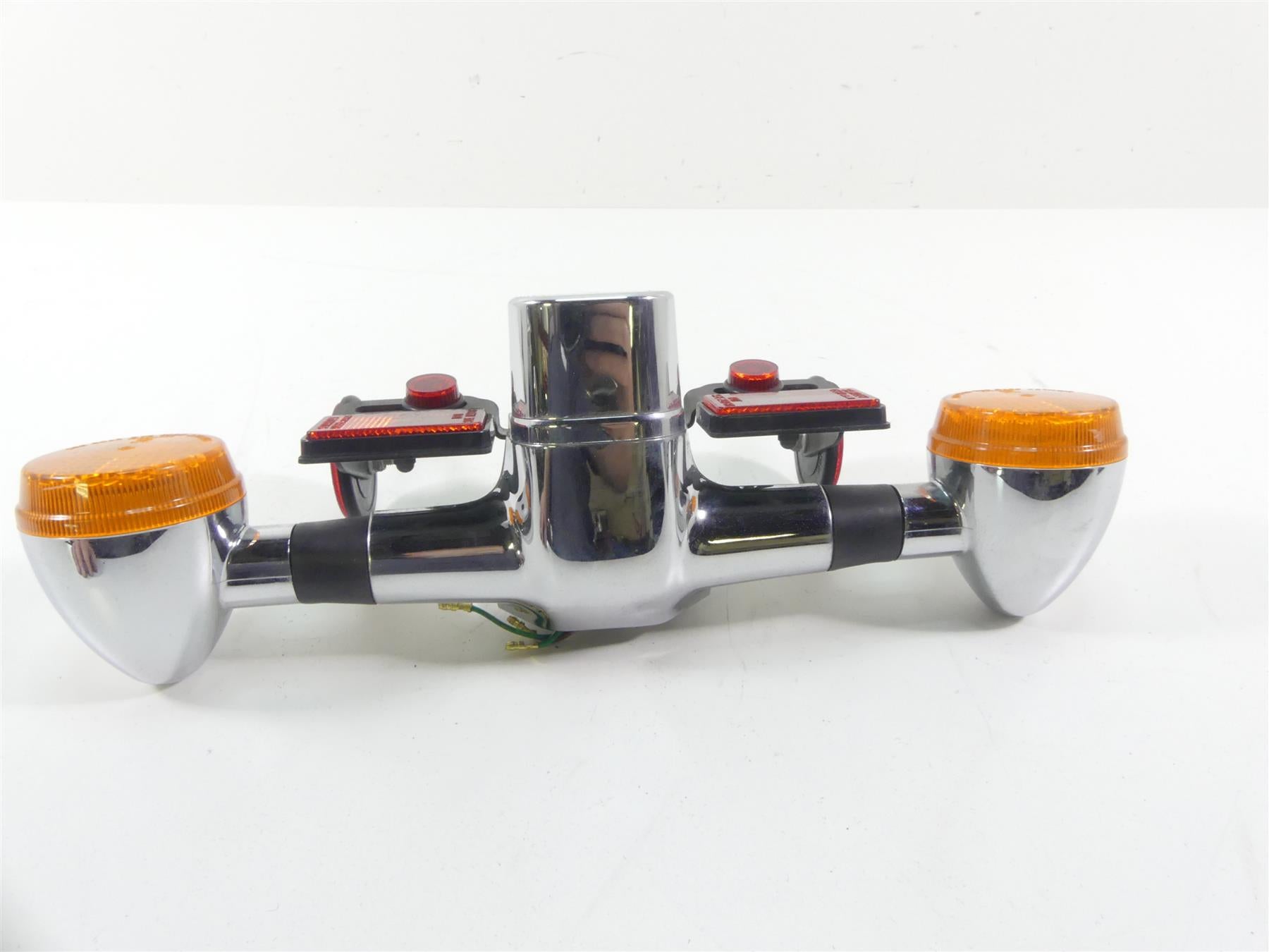 2003 Honda VT1100 C2 Shadow Sabre Rear Blinker Plate Holder Set 33600-MBA-612 {{ shop.shopifyCountryName }} - Mototech271