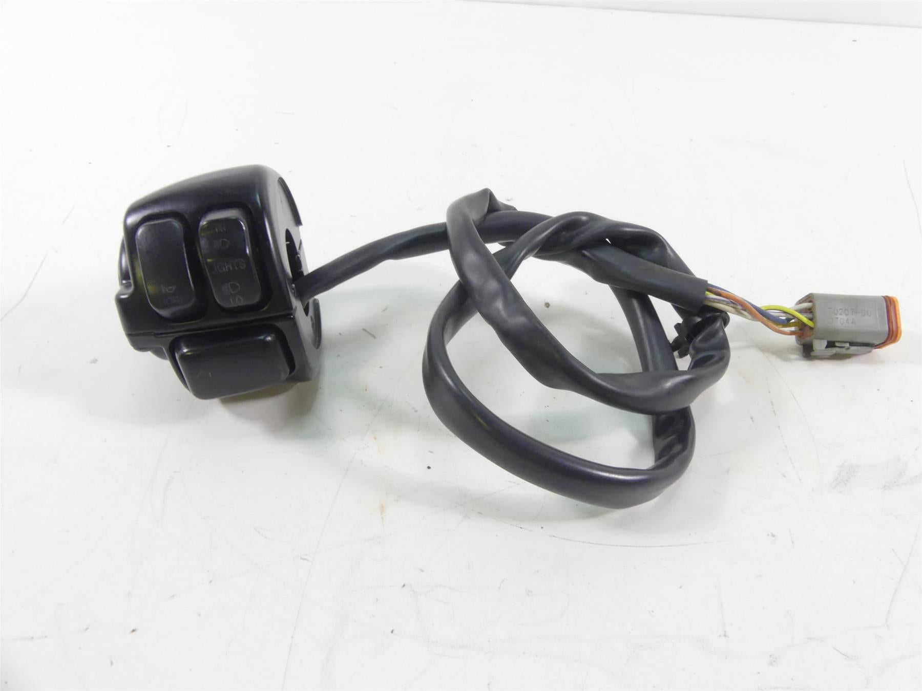2004 Harley Softail FLSTFI Fat Boy Left Control Switch Blinker Lights 71682-06 {{ shop.shopifyCountryName }} - Mototech271