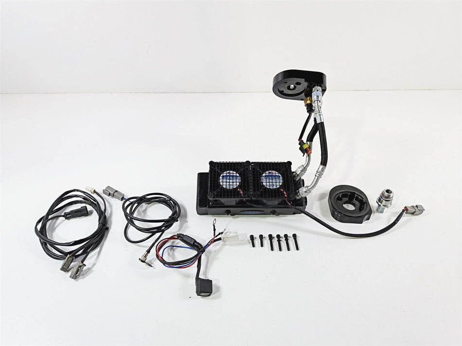 2014 Harley Touring FLHTK Electra Glide Ultracool Oil Cooler & Fan Set-Mototech271