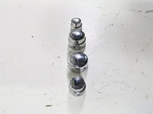 Load image into Gallery viewer, 2003 Harley Dyna FXDL Low Rider 100TH Front Rear Chrome Axle Nut Cover Set | Mototech271
