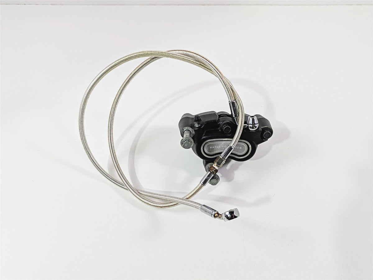 2008 Harley FXCWC Softail Rocker Front Brake Caliper 44046-08 {{ shop.shopifyCountryName }} - Mototech271